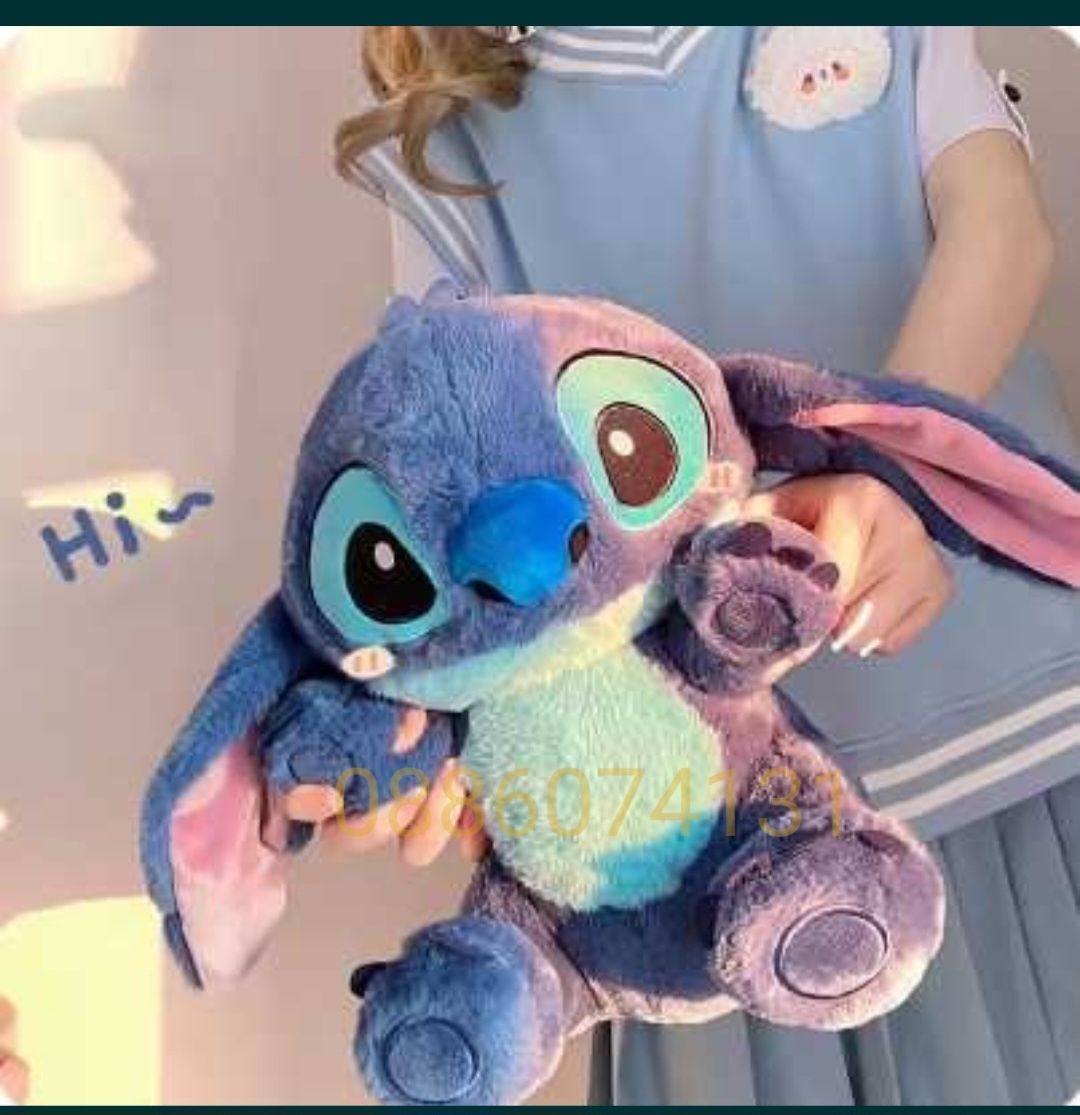 Плюшена Играчка Стич Stitch, Плюшен Стич голям, Лило и Стич