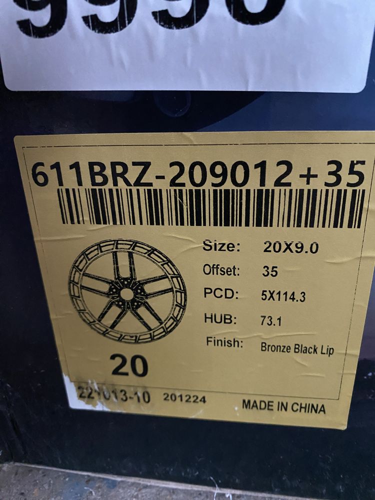 Продам диски RT Wheels 611BRZ