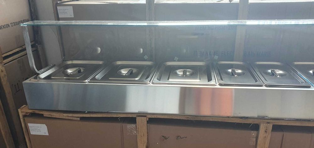 REDUCERE Vitrina calda bainmarie profesionala 2m TRANSPORT GRATUIT