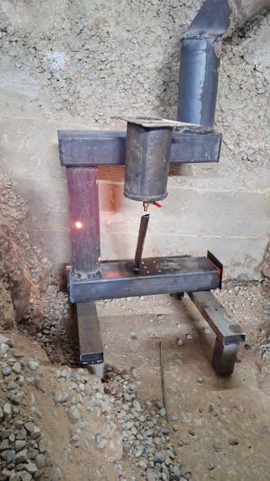 Буржуйка печка  масленный