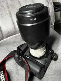 Vând Kit 6D Mark II + 70-200 f4 is USM + Grip Canon + Sleeve silicon