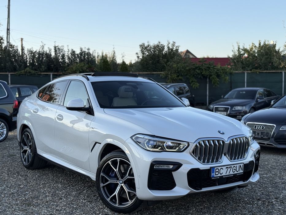 Bmw X6 4.0D Hybrid Grila luminata SkyLounge FULL Garantie Buy-Back
