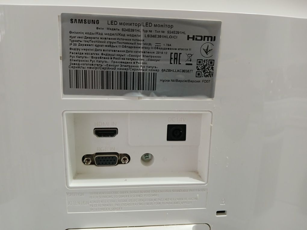 Монитор Samsung S24E391HL