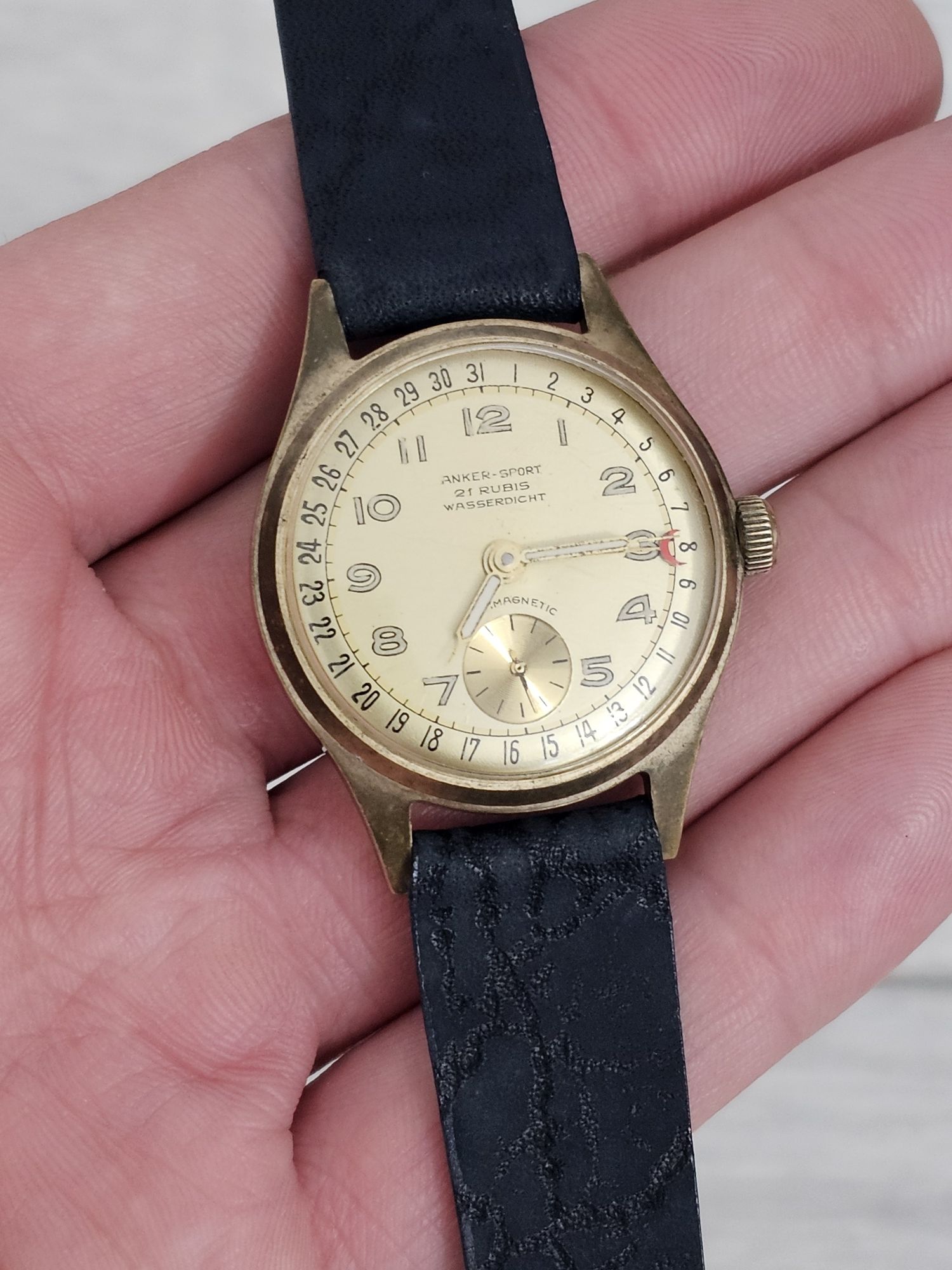 Ceas Anker Sport Pointer Date 1950 Vintage de colectie Rar