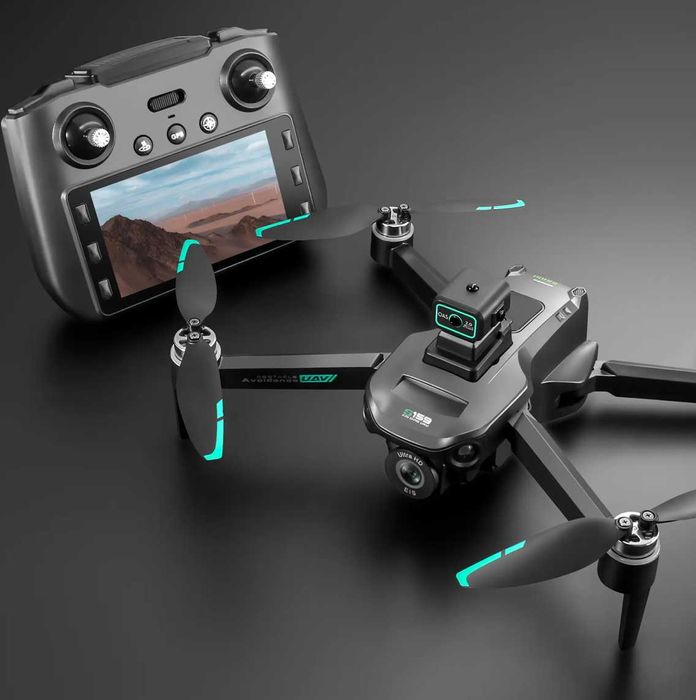 Дрон HOSHI S159 ( Контролер с екран ) GPS, до 2 км височина