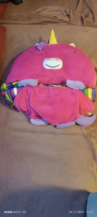 Sac de dormit cu perna, tip jucarie pt fetite