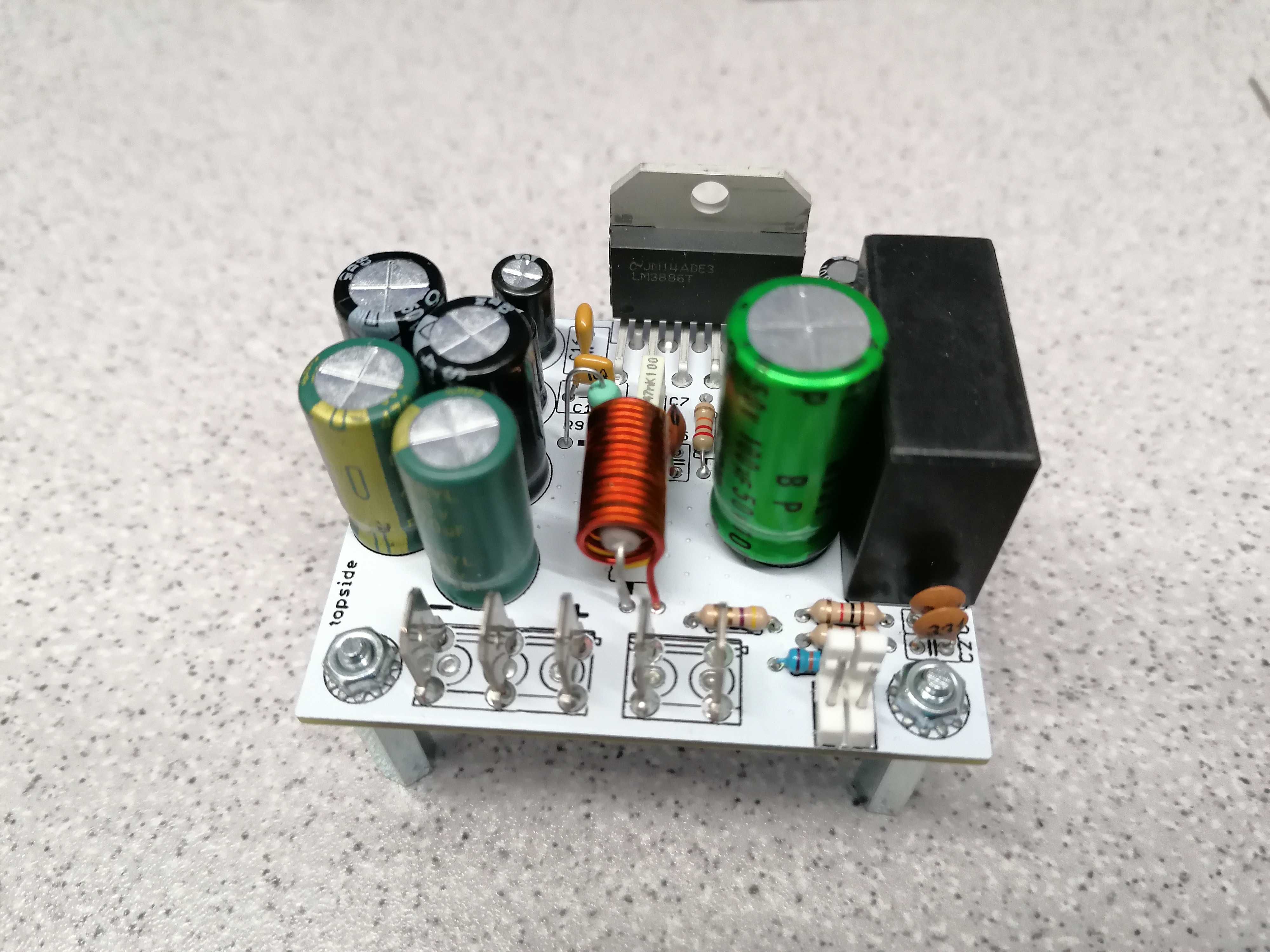 [8]PCB Cablaj  amp Gainclone LM3886