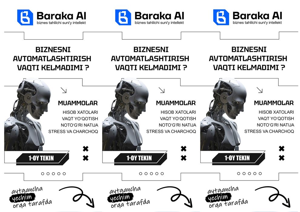 Baraka AI endi sotuvda