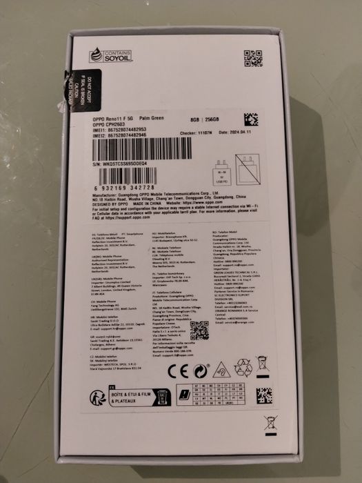 Vând telefon Oppo Reno11F 5G