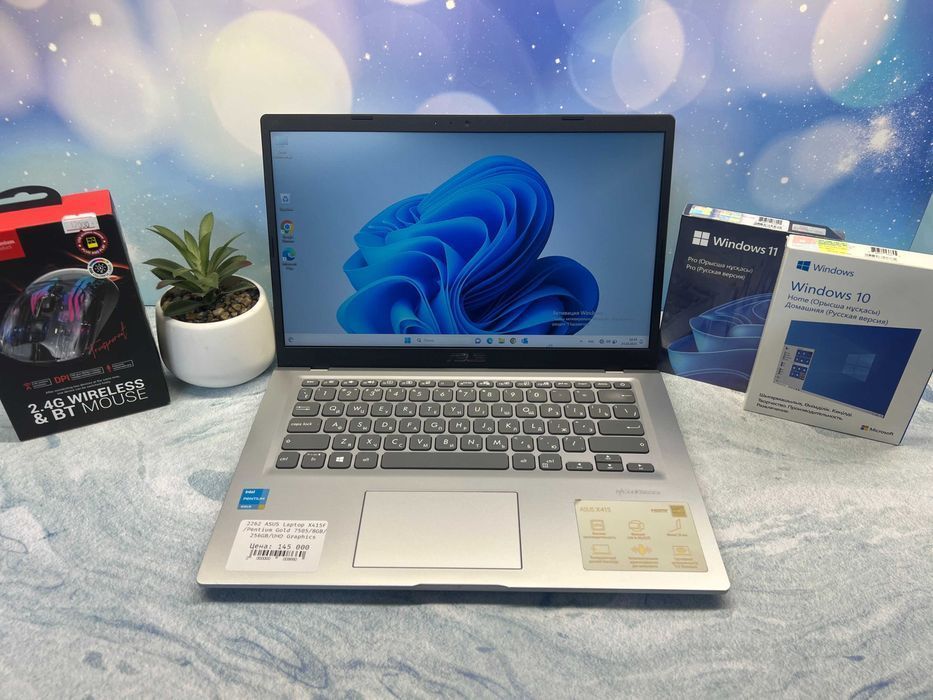Ноутбук бизнес класса ASUS X415F /Pentium Gold 7505/8GB/256GB SSD/UHD
