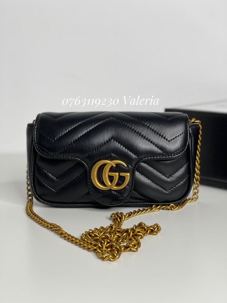 Geanta Gucci - marmont Nano Negru