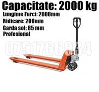 Transpalet Manual Furci 80 115 200 cm 2500 kg LIVRARE GRATUITA