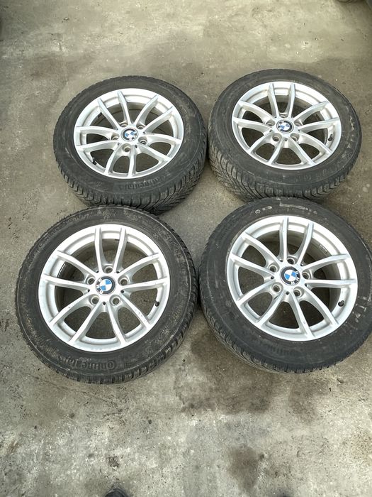 se vand set jante bmw cu tot cu cauciucuri CONTINENTAL 205/55R/16H