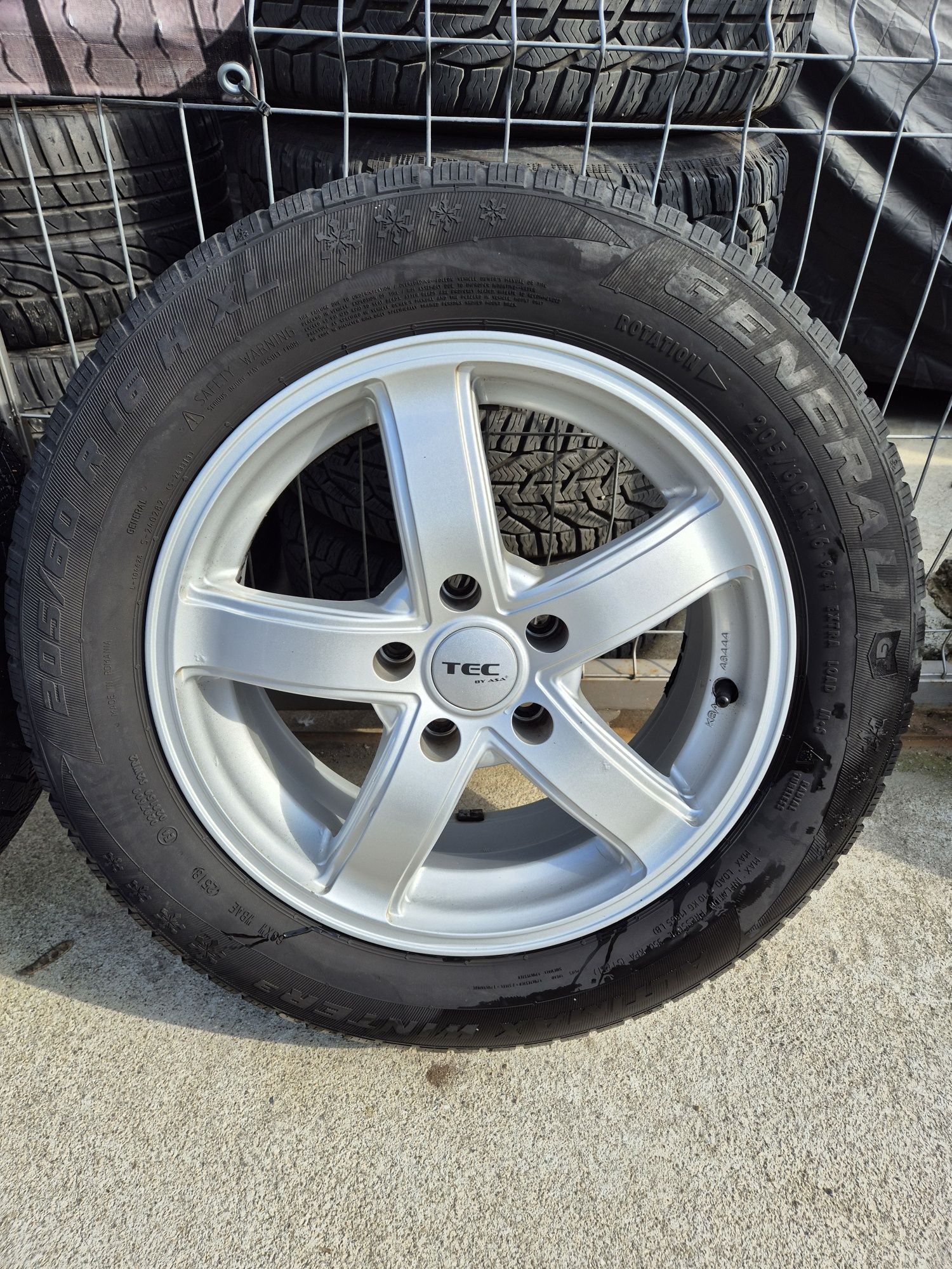 Джанти Tec 16 цола , 5х112 , 7j ,et38 , 205/60/16 Mercedes  Audi  Vw