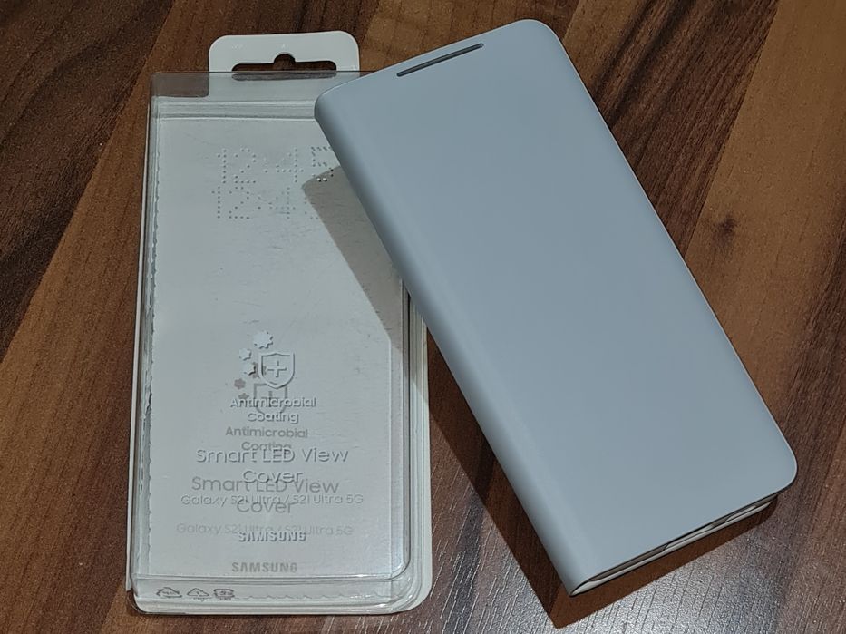 Husa flip smart activa originala Samsung Led View Cover S21 Ultra 5G