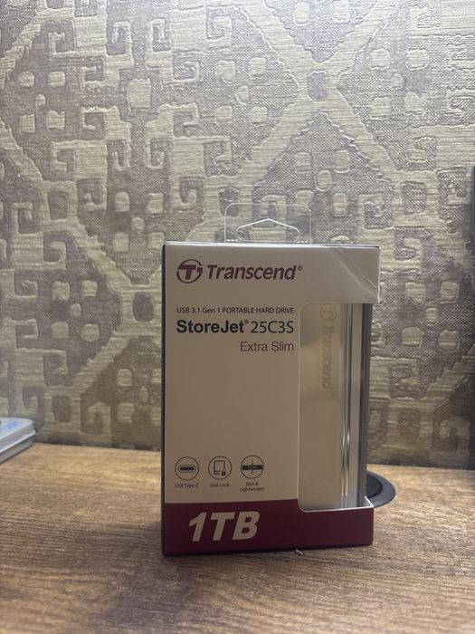 Продаю transcend  1 tb(extra slim)