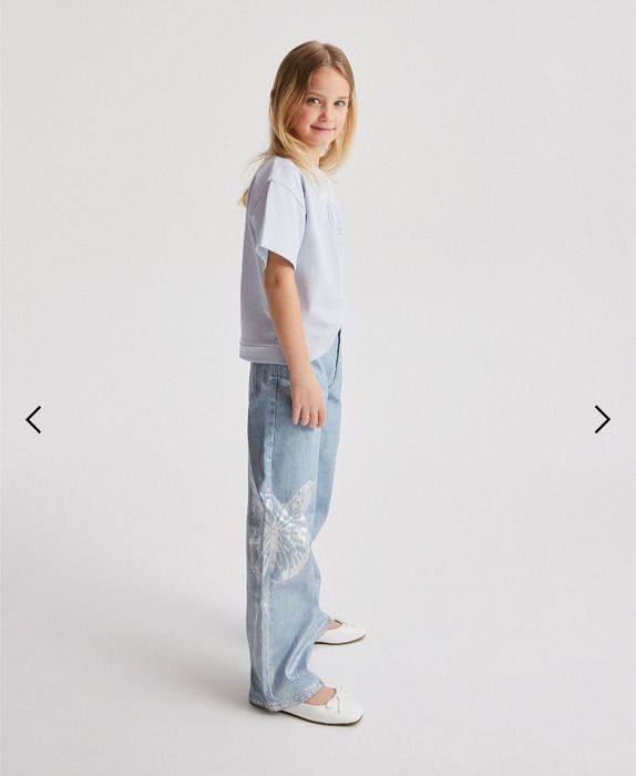 Детски блестящи дънки