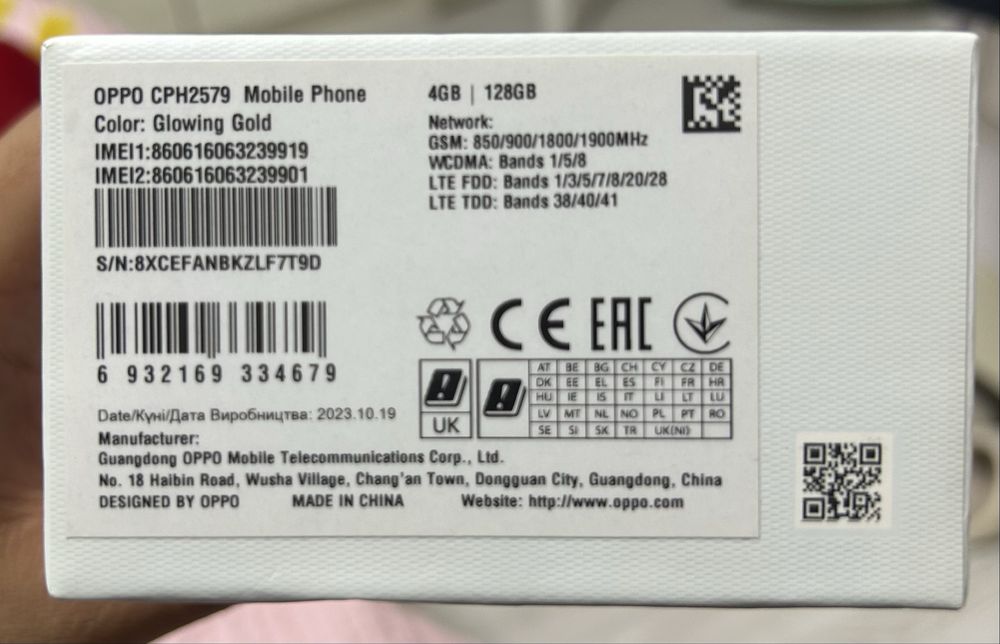 Смартфон OPPO A38 – 4/128 ГБ, 90 Гц