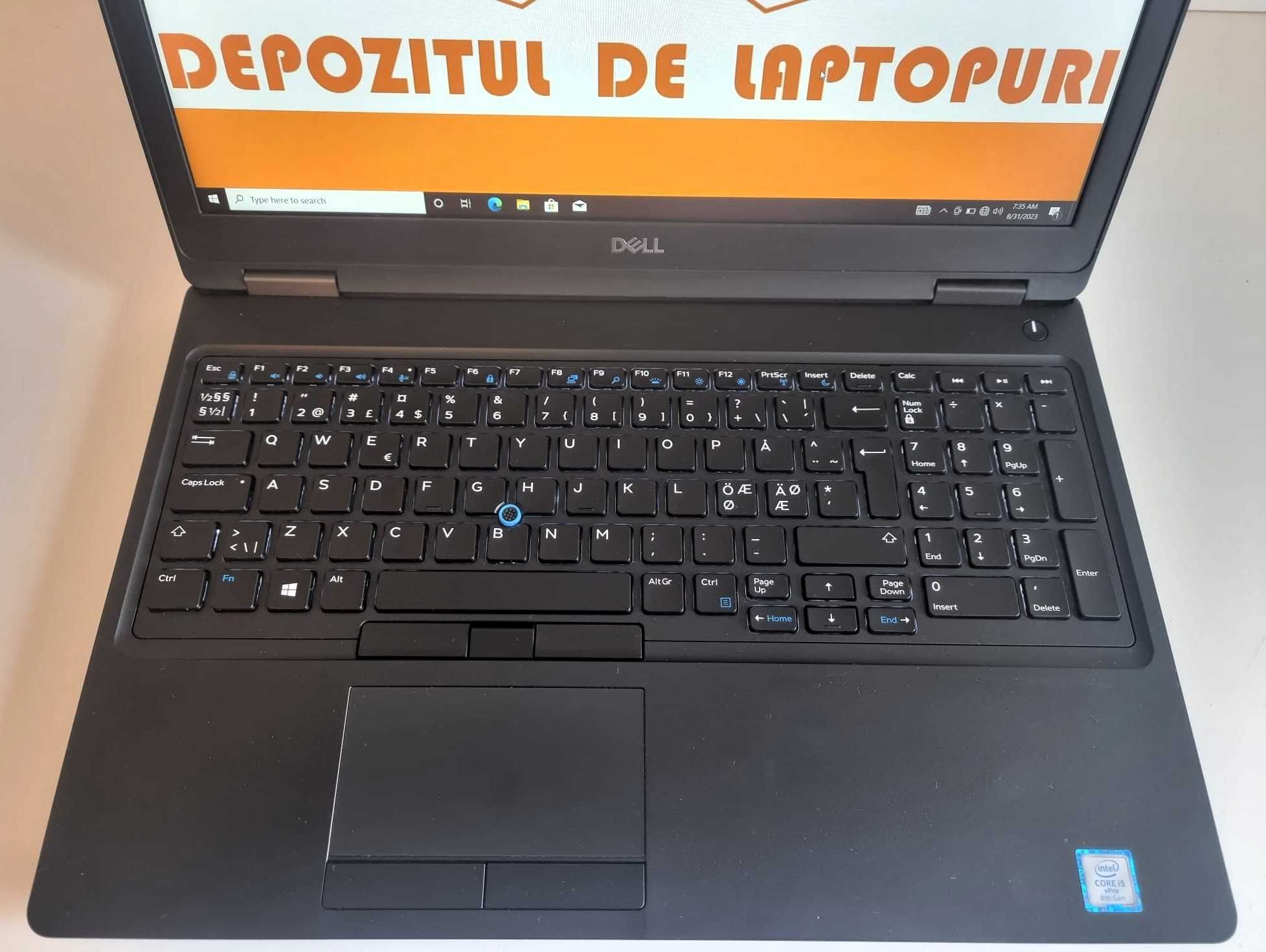 Dell Precision 3530 15,6"FHD i5-8300H Nvidia QuadroP600 SSD 512GB 16GB