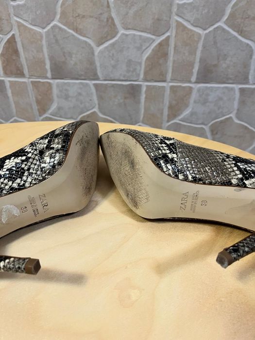 Ghete dama piele naturală mas 37 ZARA