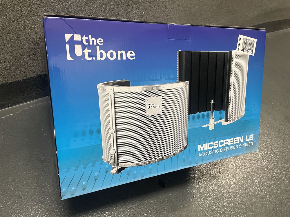 Filtru reflexie absorbant difuzor microfon micscreen t.bone + stativ