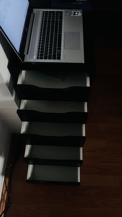 Comoda Ikea Alex Negru