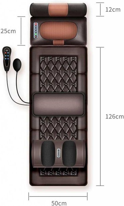 Масажен матрак с вибрационно отопление и масаж на краката