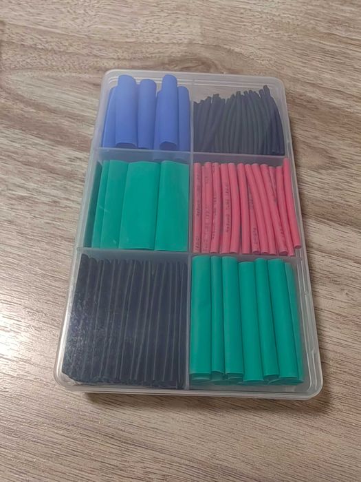 Set 210 piese tuburi termocontractante pentru reparația cablurilor