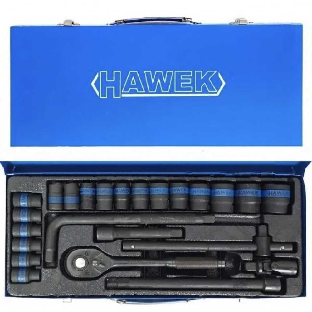Гедоре с ударни вложки 24 части 12'' HAWEK
