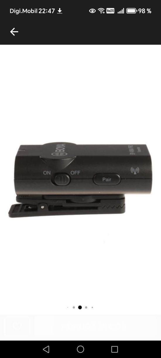 Vând Kit doua microfoane lavaliera wireless Boya BY-WM4 Pro-K2