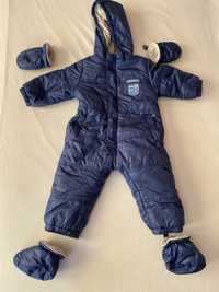 Бебешки космонавт за момче 6-9 месеца 74 см с ръкавички и буйки нов