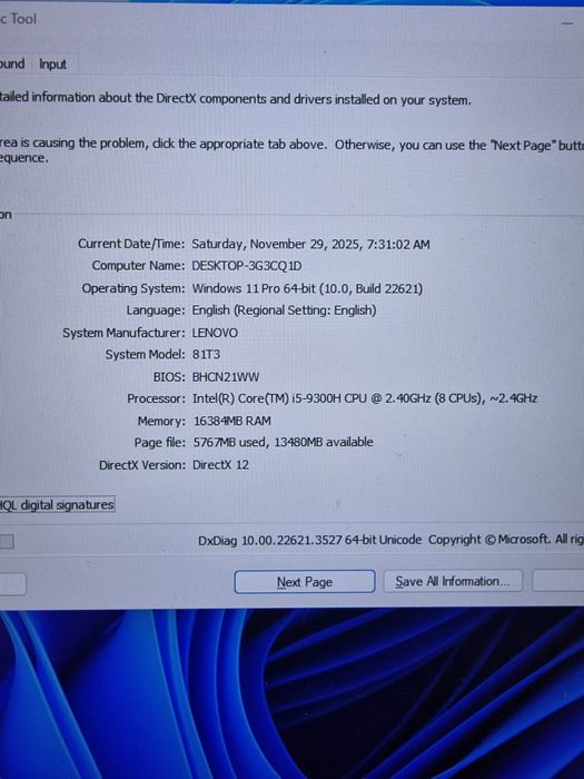 Laptop Lenovo Legion Y540