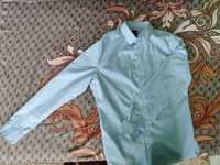 Официална мъжка риза с вътрешни и външни копчета, размер М