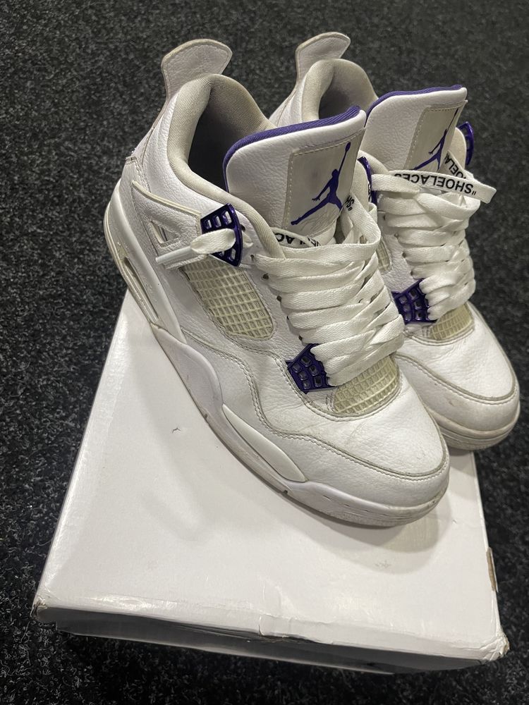 Vând Jordan 4 metallic purple cond 8/10