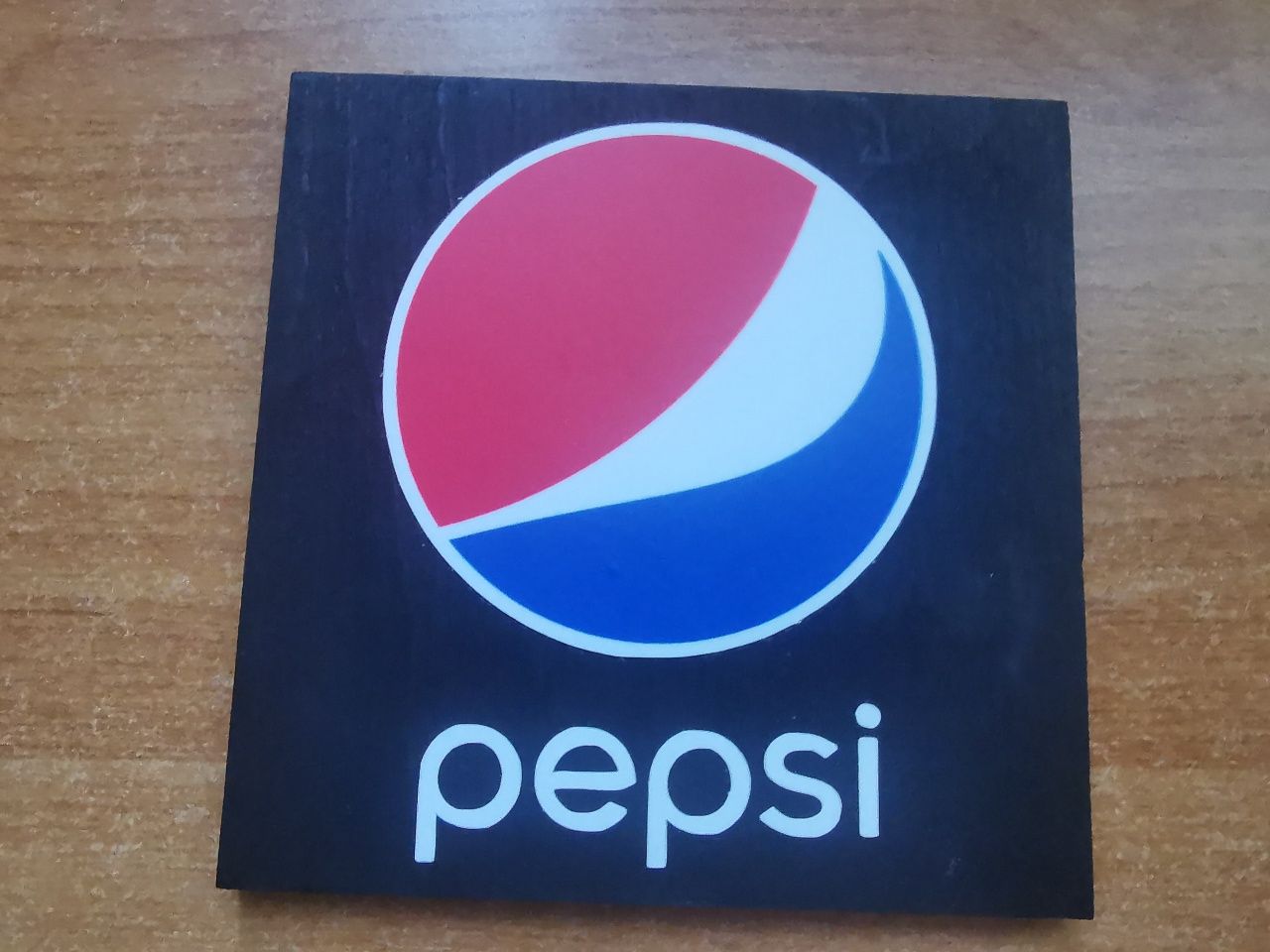 Suport Pahar Pepsi Coaster Biscuite Pepsi lemn
