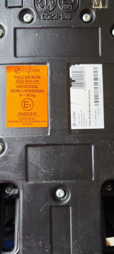 Детско столче за кола Cybex Pallas M-fix ECE R44-04