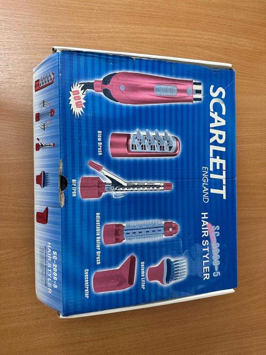 Продам фен-расческа, плойка, стайлер со сменными насадками.