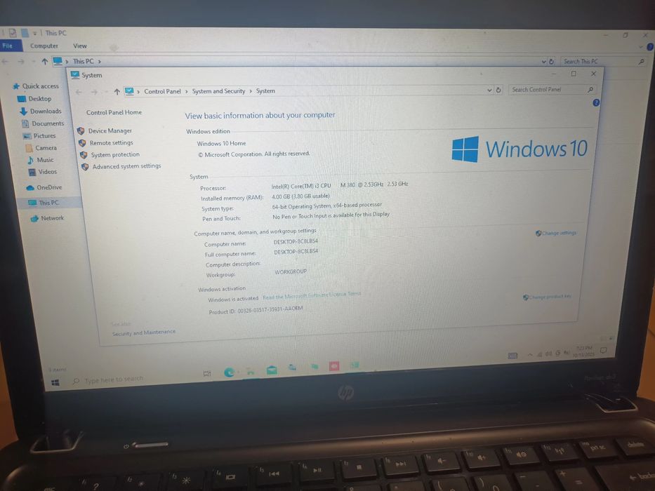 Laptop HP Pavilion DV3