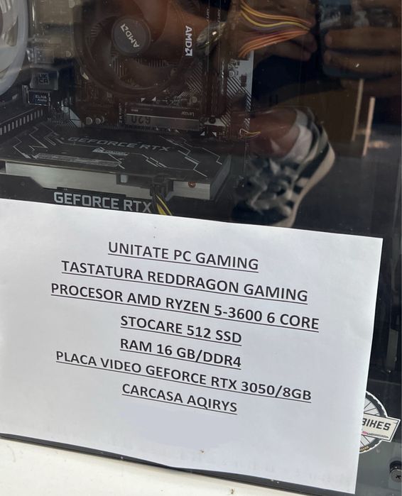 Vând PC Gaming - Nvidia GeForce RTX 3050 8GB GDDR6, 16GB RAM Stare Pf.