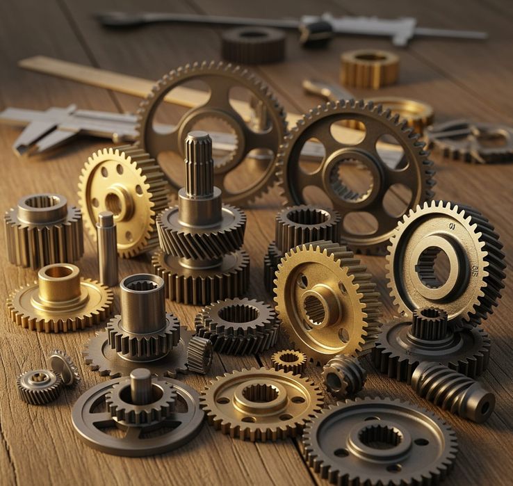 Confectionam pinioane, roti dintate, confecții prin aschiere