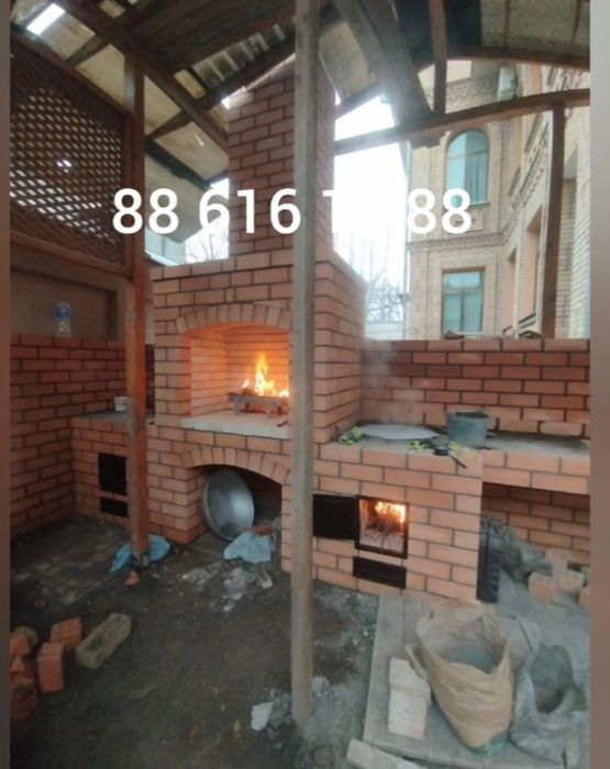 Летняя кухня камин очаг барбекю тандыр