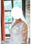Rochie de mireasa A-line, Decolteu V