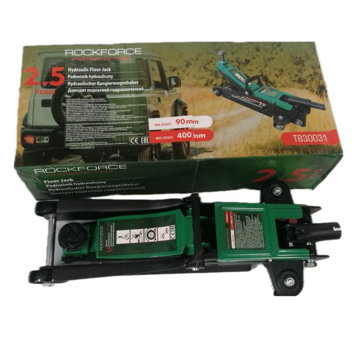 Крик 2.5 тона 90/400мм с винт за регулиране на височината RockForce