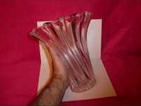 VAS CRISTAL - ART VANNES FRANCE - Mare - Model Twister - Vintage !