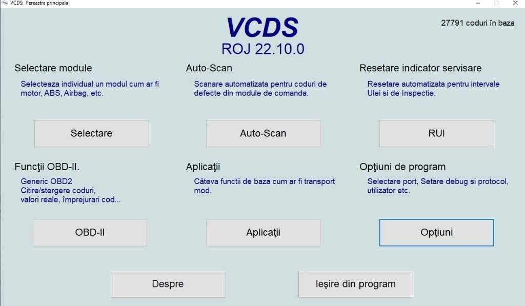 Tester auto Diagnoza auto VCDS Romana-Engleza VW AUDI SKODA SEAT 24.5