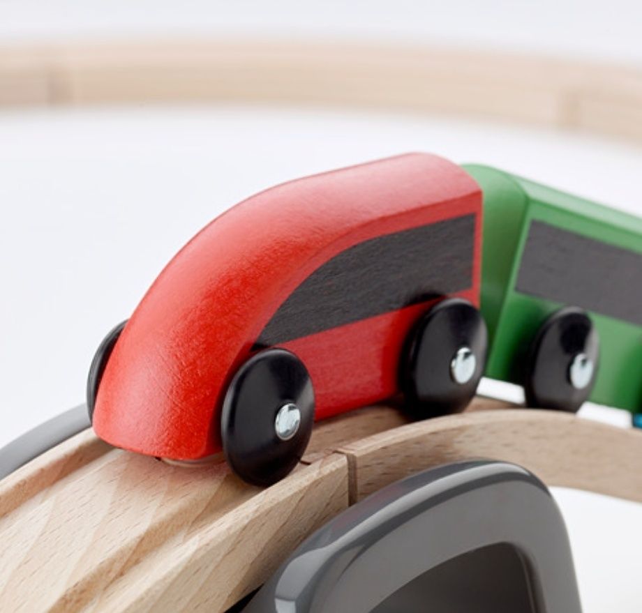Set tren multicolor+sine/lemn/IKEA