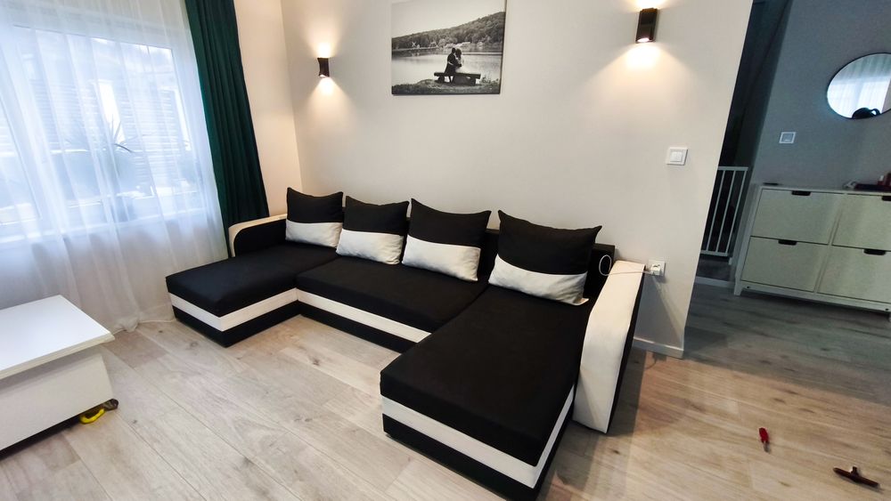 Canapea Coltar U - 313x80x139 cm