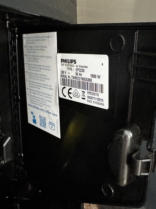 Espressor automat cafea Philips EP2220, serie 2200