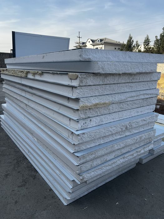 Сэндвич панели б/у в отличном состоянии