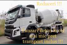 Transport  Beton Vanzari Beton Cifa Beton